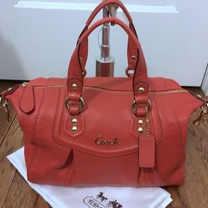 NWOT Authentic Coach Ashley Satchel